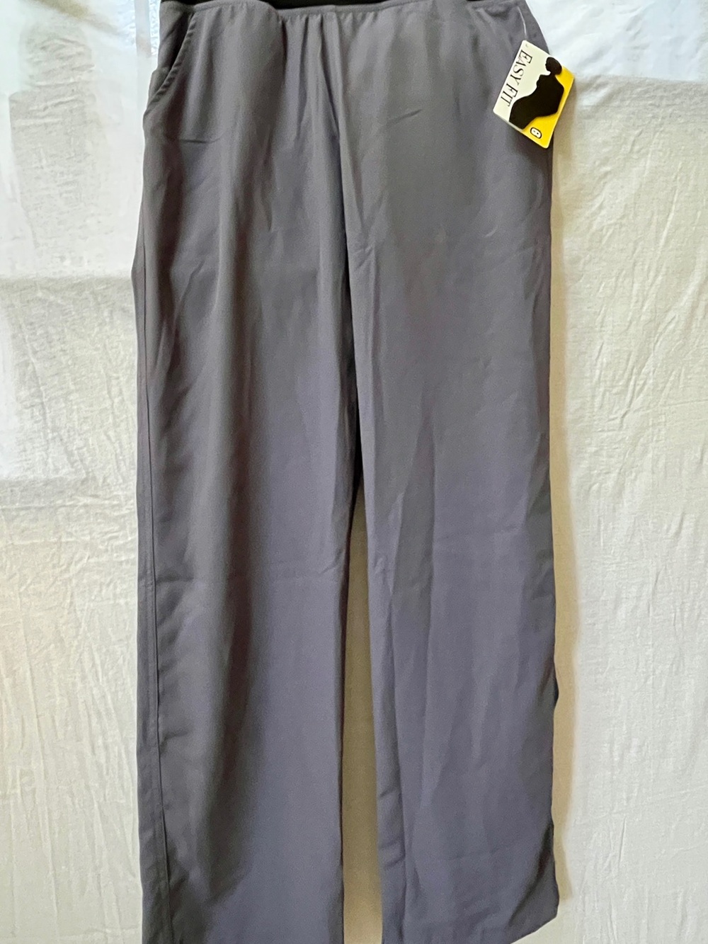 WonderWink Gray stretch Straight-Leg Women's medical aesthetician work Pants S